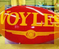 custom advertising blimp - 11 ft with logo